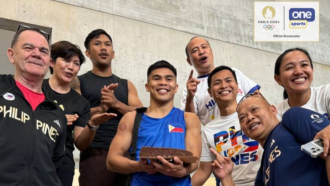 Paris 2024: Carlo Paalam gets birthday surprise from Eumir Marcial, Team Philippines